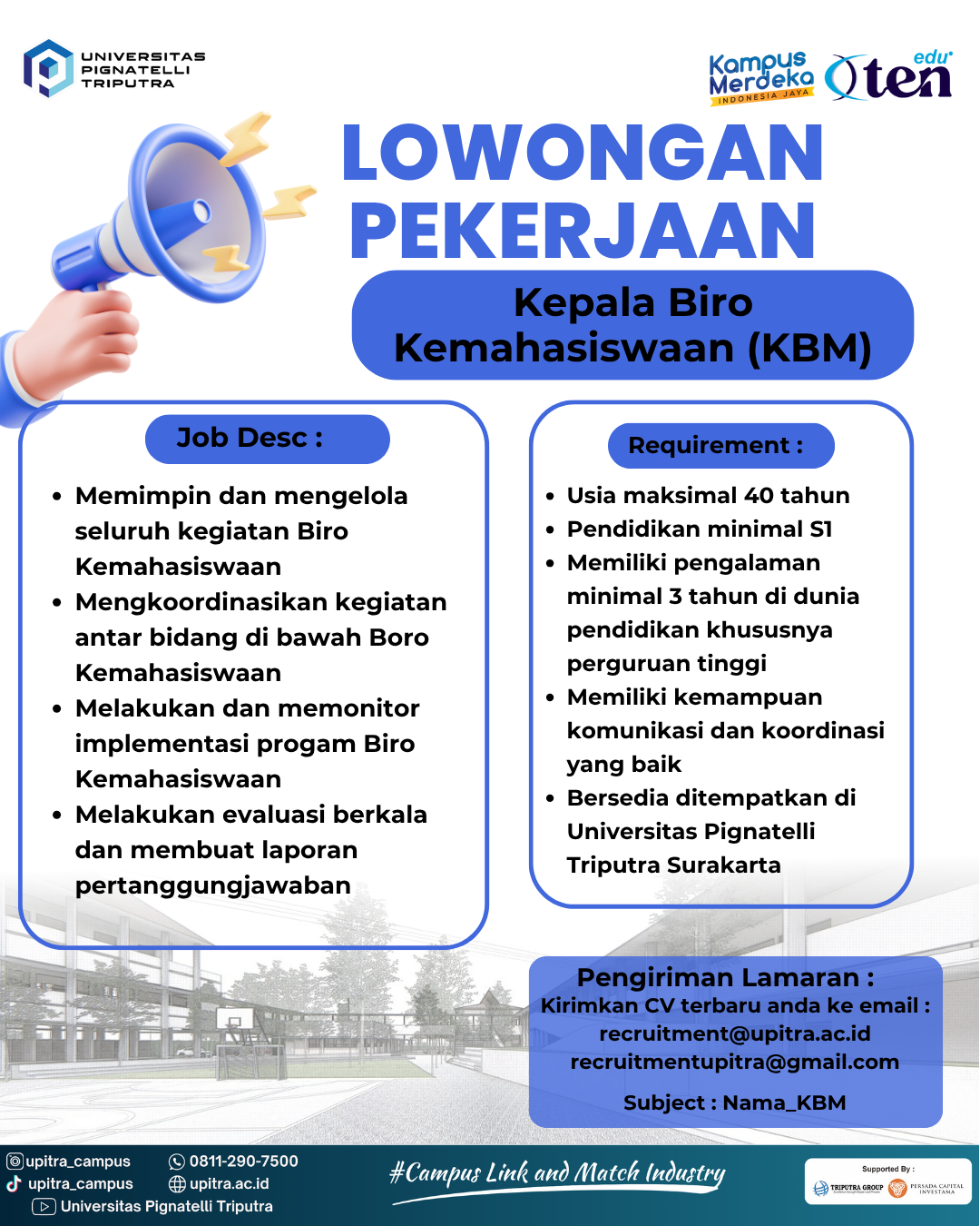 Kepala Biro Kemahasiswaan