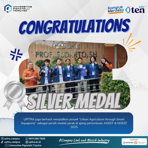 Upitra meraih medali emas dan medali perunggu diajang AISEEF & NISEEF 2025